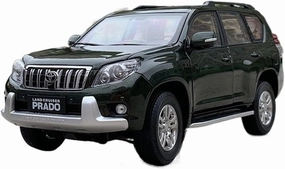 Alloy Resin Car Vehicle Model 1 18 Fit for Toyota Prado Simulation Alloy Car Model Die-cast Craft Decoration Collection Gift Festive Deluxe Gift (Color : Black)