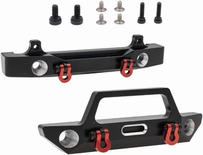 Aluminum Front&Rear Bumper for AXIAL SCX24 AXI90081 Deadbolt RC Crawler Car