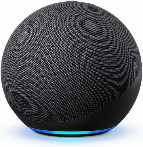 Amazon Echo (newest model), Alexa speaker with premium sound, Ideal for large bedrooms, living rooms and kitchens, Charcoal
