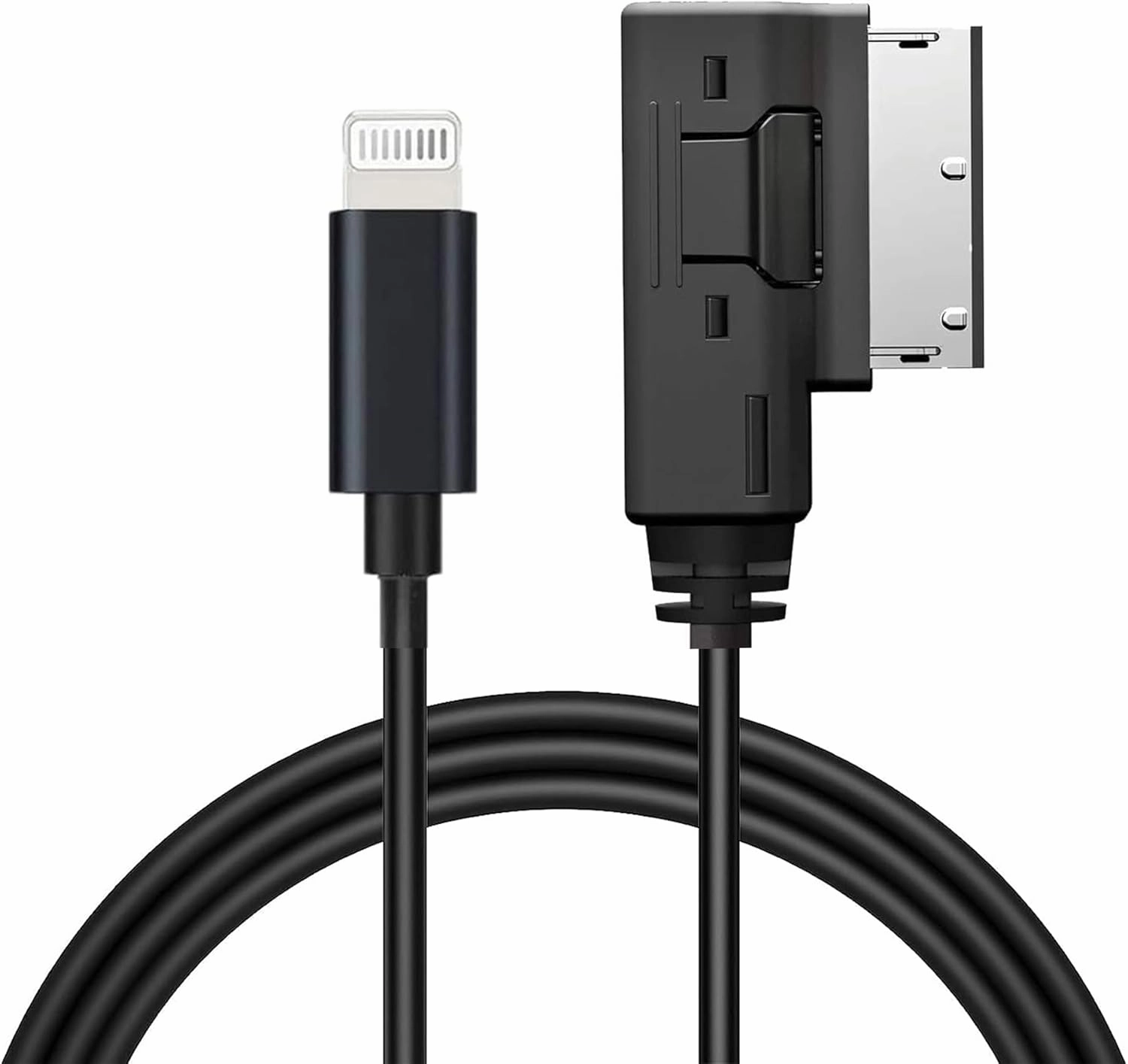 AMI MMI Aux Cable for iPhone 14 13 12 11 XS XR X 8 7 6,Car Aux Interface Dongle Compatible with Audi A3/A4/A5/A6/A7/A8/S4/S6/S8/Q5/Q7/R8/TT,Auxiliary Input Adapters for VW Tiguan CC Magotan(3.3FT)