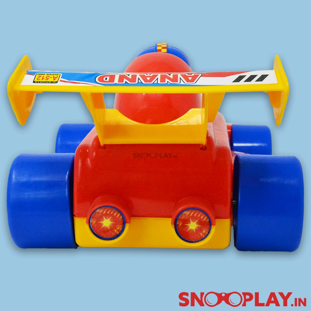 Anand Racing Car A 512 (Pull Along Toy Car with Driver)