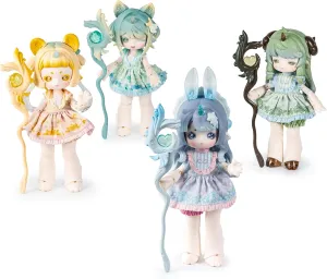 Antu Cute Beast Magic Series 4-Box Set (Contains 4 Figures No Repeat), 1/12 BJD Dolls Random Design Cute Figures Collectibles Birthday Gift