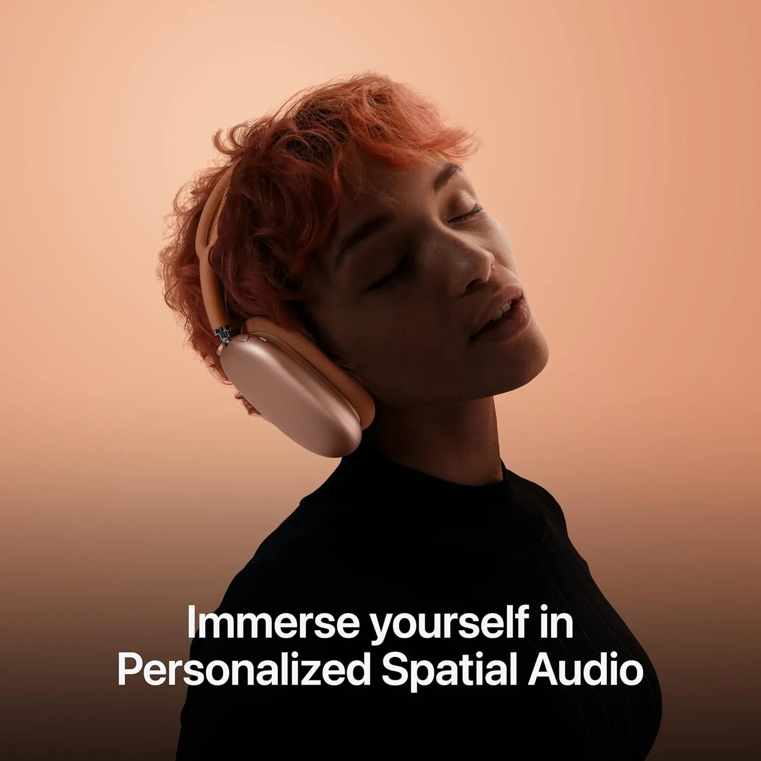 Apple AirPods Max Wireless Over-Ear Headphones, Pro-Level Active Noise Cancellation, Transparency Mode, Personalized Spatial Audio - Orange with AppleCare  (2 Years)