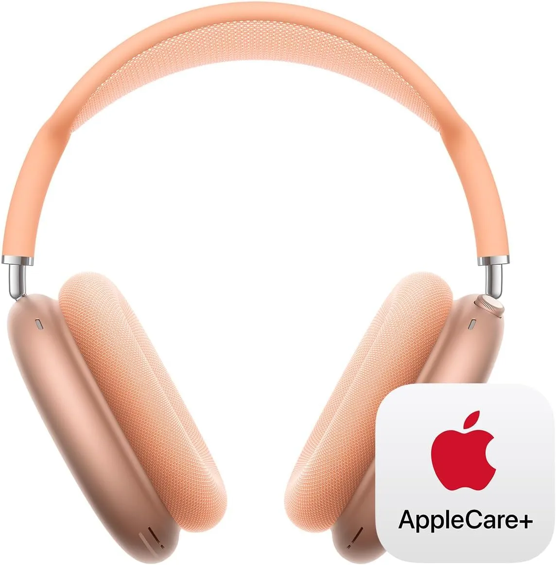Apple AirPods Max Wireless Over-Ear Headphones, Pro-Level Active Noise Cancellation, Transparency Mode, Personalized Spatial Audio - Orange with AppleCare  (2 Years)