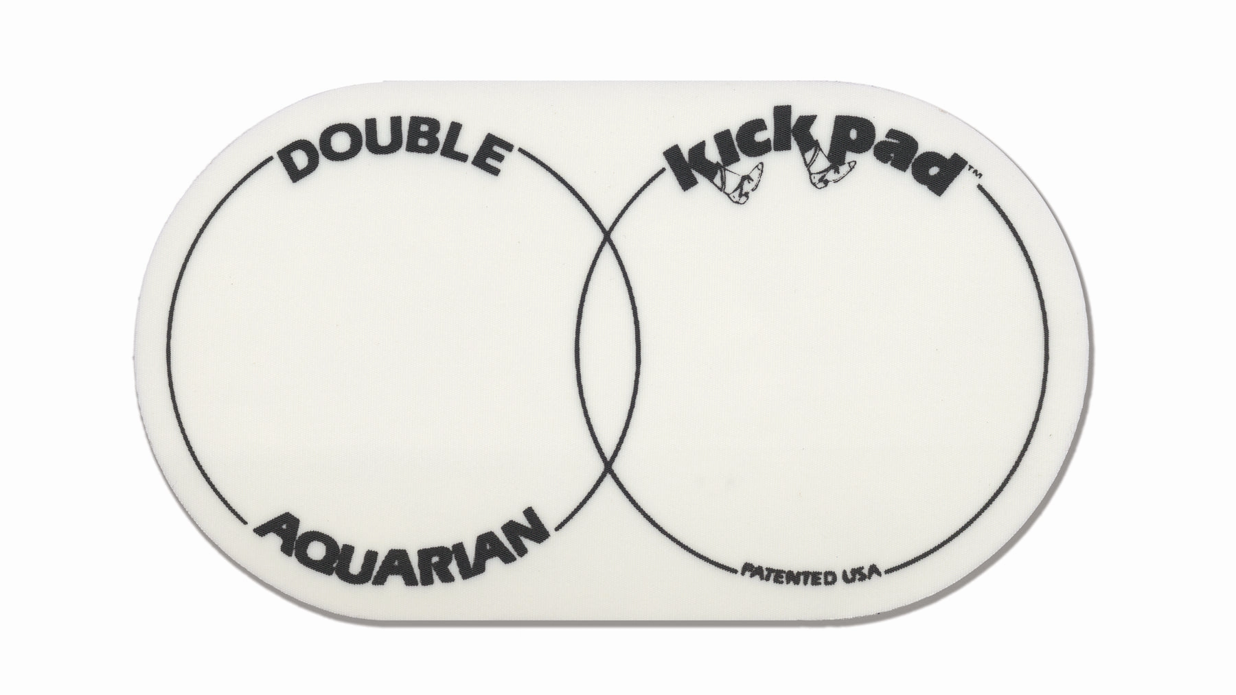 Aquarian 20" Groove Master Kick & Snare Bundle - 20" Full Force Bass Drum Head, TC Powerdot Snare Drum Head, KickPATCH, Double Kick Pad, & DuraDOT
