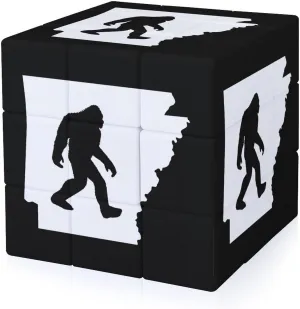 Arkansas State Bigfoot Funny 3x3x3 Cube Smooth Lightweight Puzzle for Adult Graphic Printing Travel