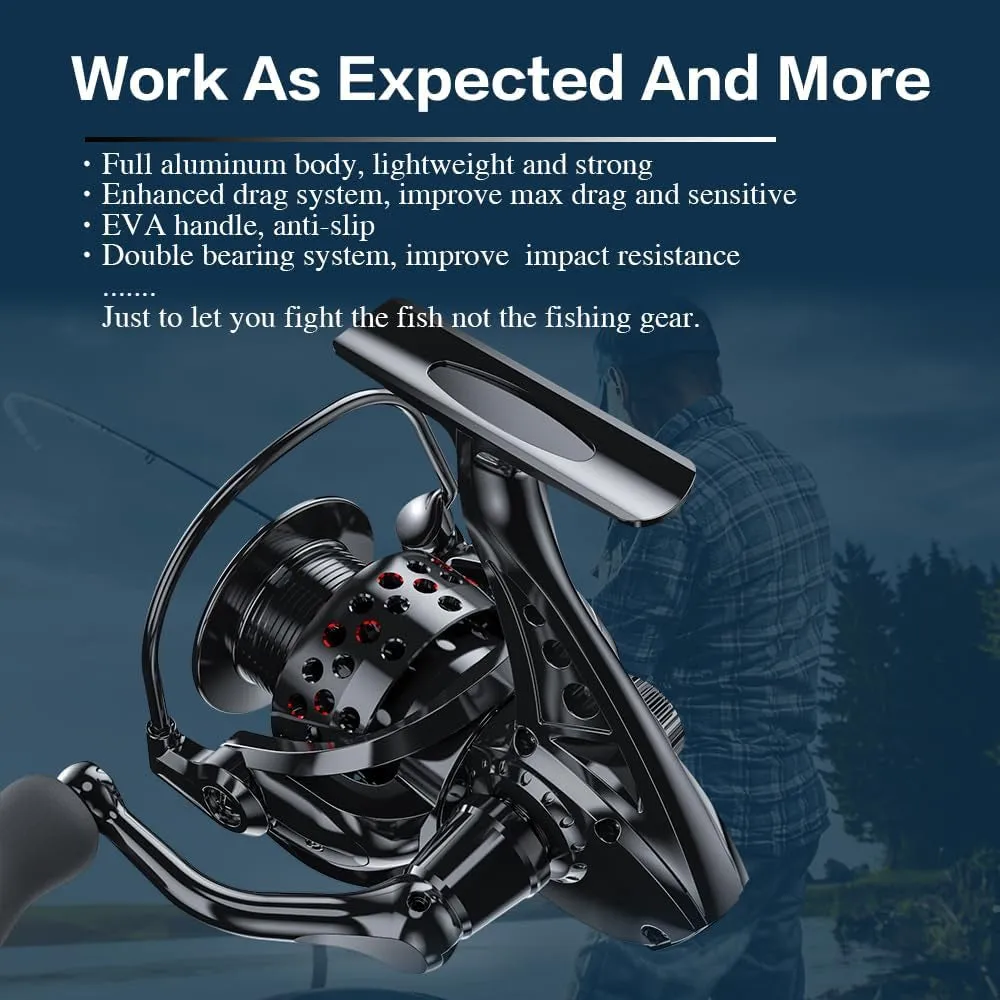 Ashconfish Ultra Lightweight Spinning Reel