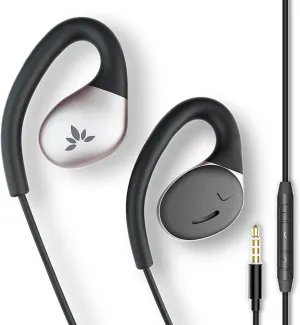 Avantree Resolve - AUX 3.5mm Wired Open-Ear Earbuds & in-Line Volume Control, Designed for Small - Medium Ears, Compatible with Traditional 3.5mm AUX Phones Tablets PC, Corded Headphones with Ear Hook