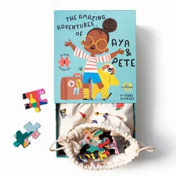 Aya and Pete City Jigsaw Puzzles Set