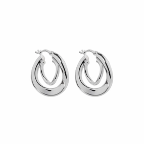 Baby Strudel Silver Hoop