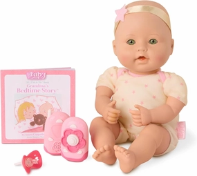 Baby Sweetheart by Battat – Bed Time 12-inch Soft-Body Newborn Baby Doll with Easy-to-Read Story Book and Accessories