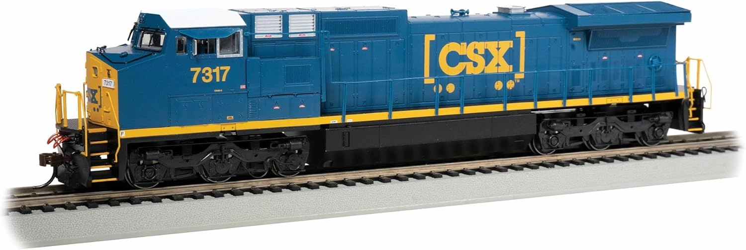 Bachmann Trains - Dash 8-40CW - TCS DCC Sound Value-Equipped Locomotive - CSX® #7317 - HTM™ (Dark Future) - HO Scale