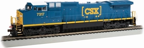 Bachmann Trains - Dash 8-40CW - TCS DCC Sound Value-Equipped Locomotive - CSX® #7317 - HTM™ (Dark Future) - HO Scale