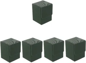 balacoo 5pcs Playing Card Case Organizer Compact Pu Case for Game Cards Lightweight Storage Box