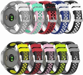 Band Compatible for Garmin Vivoactive 5 3/Venu sq/Venu/Venu 2 Plus/Forerunner 55 165 245 Music Watch,Adjustable Replacement Bands Sport Straps Water Proof Silicone Watch Bands for Women&Men