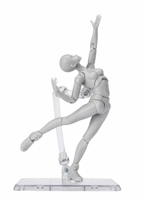 BANDAI SPIRITS S.H.Figuarts BODY-chan Sports- Edition DX SET (Gray Color Ver.) Painted posable figure