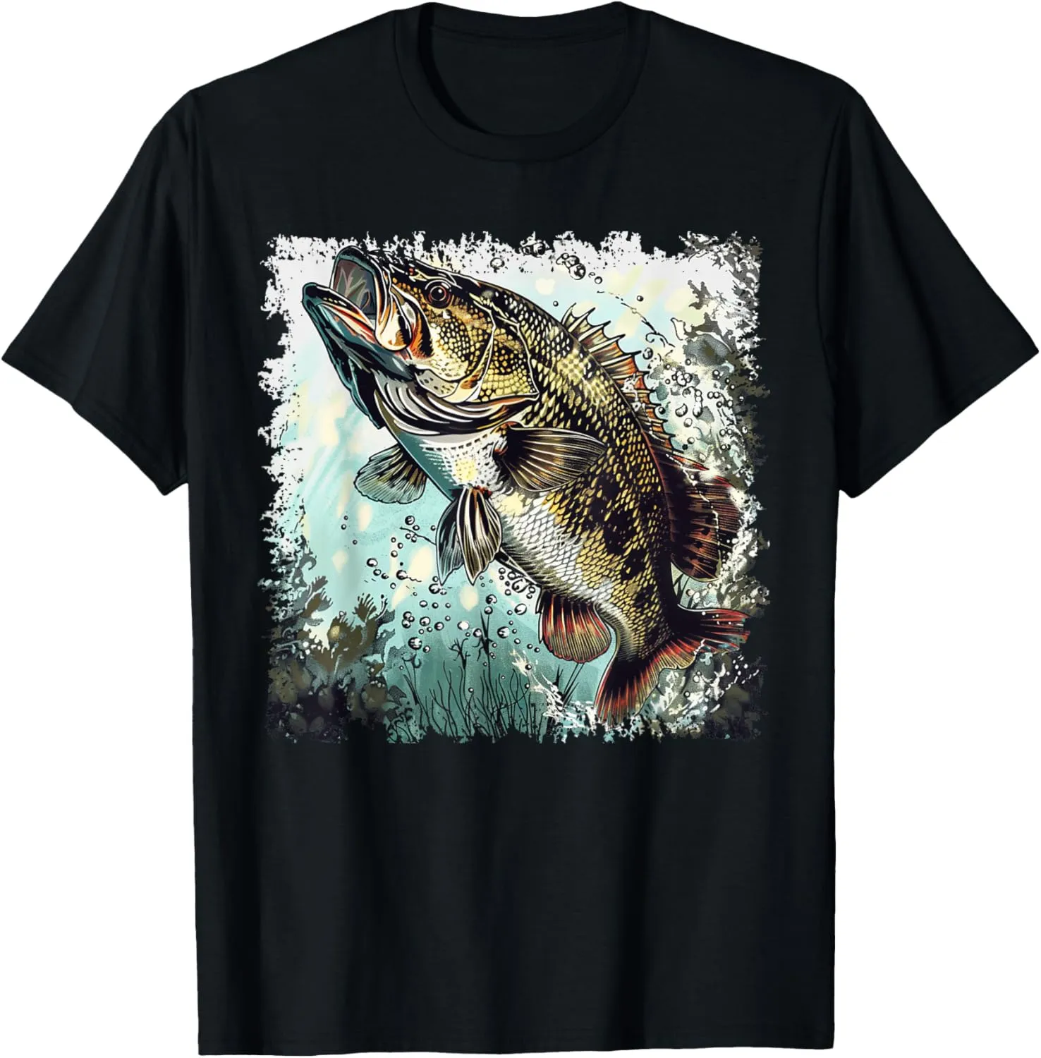 Bass fisherman fishing for bass fishing bass whisperer T-Shirt