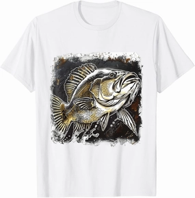 Bass Whisperer bass fisherman fishing for bass T-Shirt