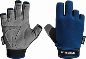 BASSDASH Astro Fishing Gloves Men’s Women’s Fingerless Gloves for Game Fishing Kayaking Paddling Sailing MTB