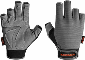 BASSDASH Astro Fishing Gloves Men’s Women’s Fingerless Gloves for Game Fishing Kayaking Paddling Sailing MTB