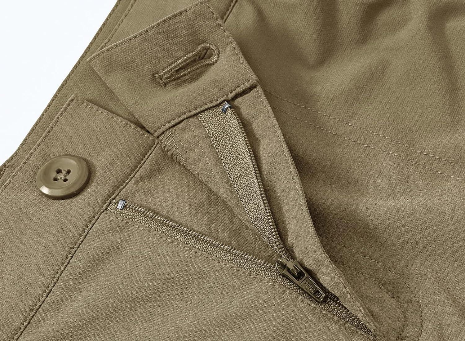 BASUDAM Women's Hiking Shorts Quick Dry Stretch Water Resistant Lightweight Outdoor Zipper Pockets