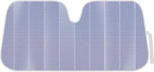 BDK Lavender Shine Car Windshield Sun Shade Accordion Folding Sunshade, Blocks UV Rays Sun Visor, Front Window Protector - Easy Setup Keeps Your Vehicle Cool - 57 x 27 inches