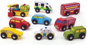 Bigjigs Rail Wooden Vehicle Pack