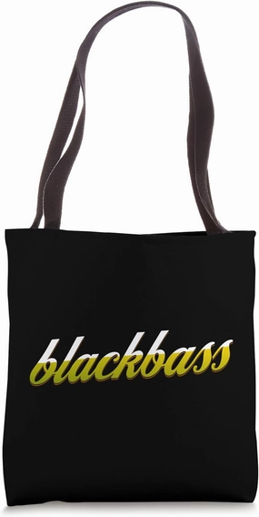 blackbass - Funny Bass Fishing Tote Bag