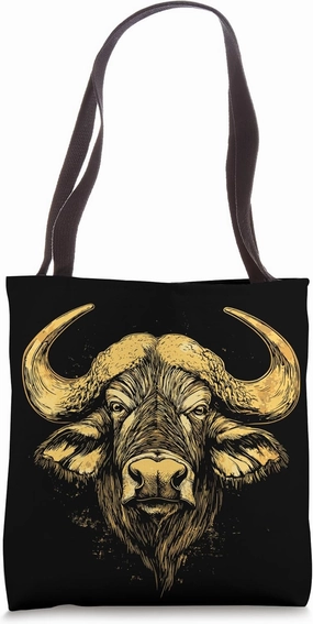Buffalo Cape Water Buffalos Safari South African Buffalo Tote Bag