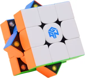 Bukefuno GAN 354 M V2 Magnetic Cube 3x3 Magic Stickerless Gans Puzzle GAN354 M V2 3x3x3 Magic Cube GAN354m V2 Speed (Standard Magnetic Ver)