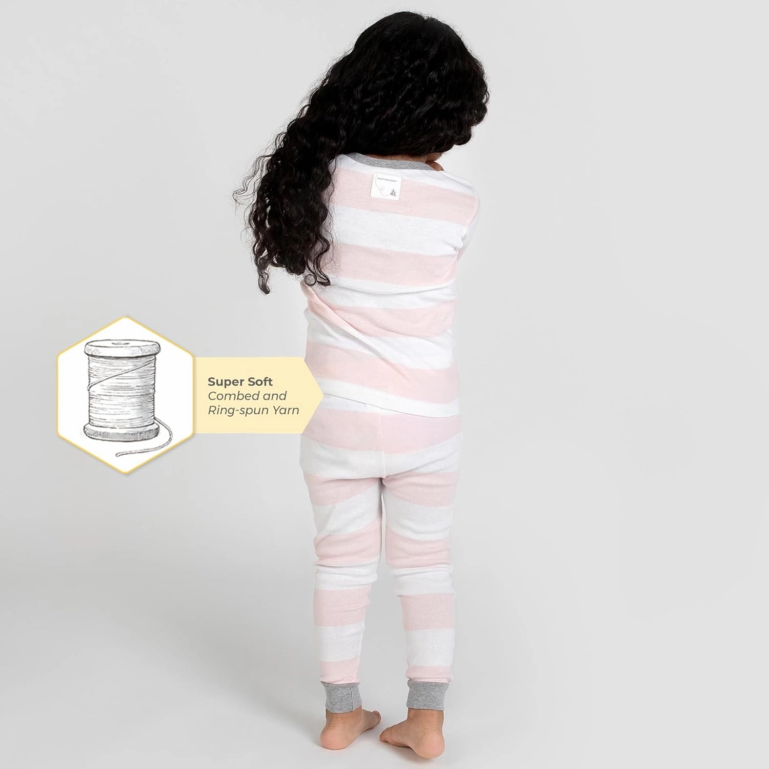 Burt's Bees Baby Baby Girls' Pajamas, Tee and Pant 2-Piece Pj Set, 100% Organic Cotton