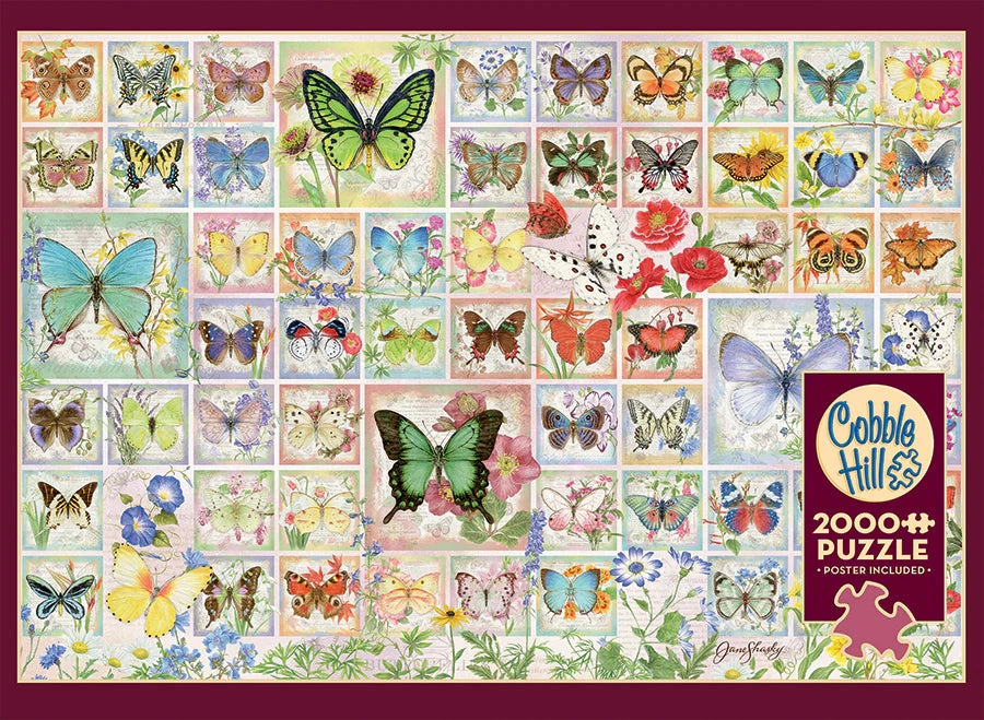 Butterflies and Blossoms, 2000pcs, Compact