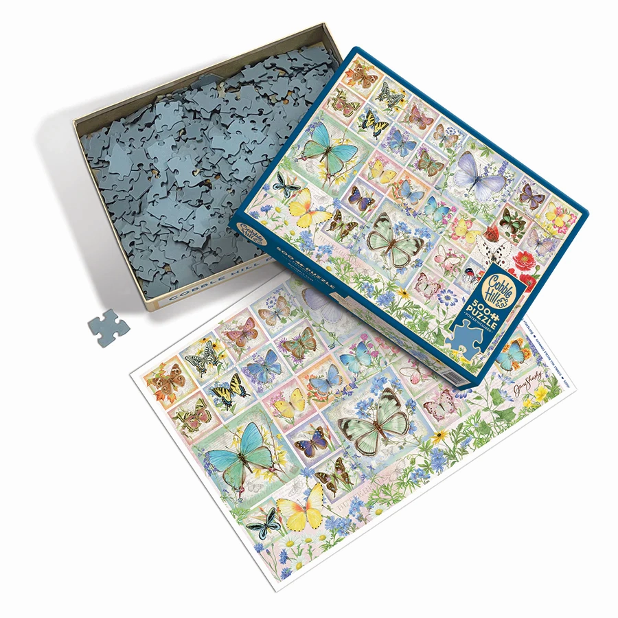 Butterfly Tiles, 500PCS, Compact
