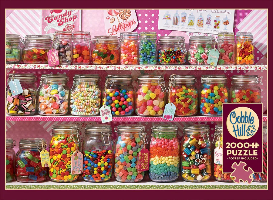 Candy Store, 2000pc Puzzle, Compact