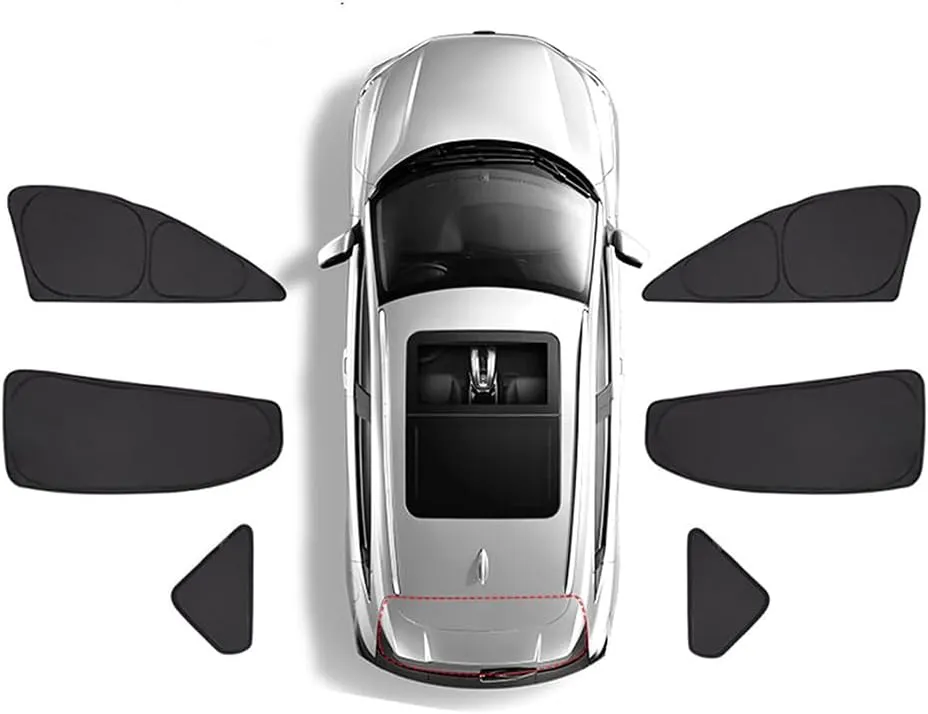 Car Window Sunshade for Suzuki Vitra 2016-2020 2021 2022 2023 2024 2025 Full Shading Car Interior Curtain Stretchable Breathable Sunshade Screens Durable Car Accessories,6pcs