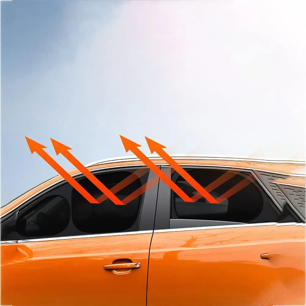 Car Window Sunshade for Suzuki Vitra 2016-2020 2021 2022 2023 2024 2025 Full Shading Car Interior Curtain Stretchable Breathable Sunshade Screens Durable Car Accessories,6pcs