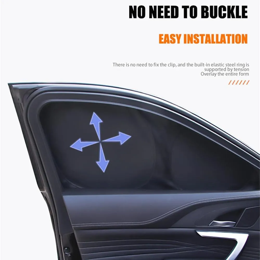 Car Window Sunshade for Suzuki Vitra 2016-2020 2021 2022 2023 2024 2025 Full Shading Car Interior Curtain Stretchable Breathable Sunshade Screens Durable Car Accessories,6pcs