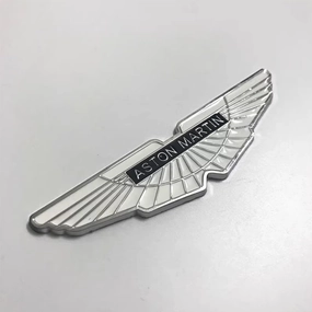 Car Badge Emblem for Aston Martin DBX DB11 DBS Vantage DB9, Metal Emblem Front/Hood/Trunk Badge Front Grill Car Stickers Accessories,Black