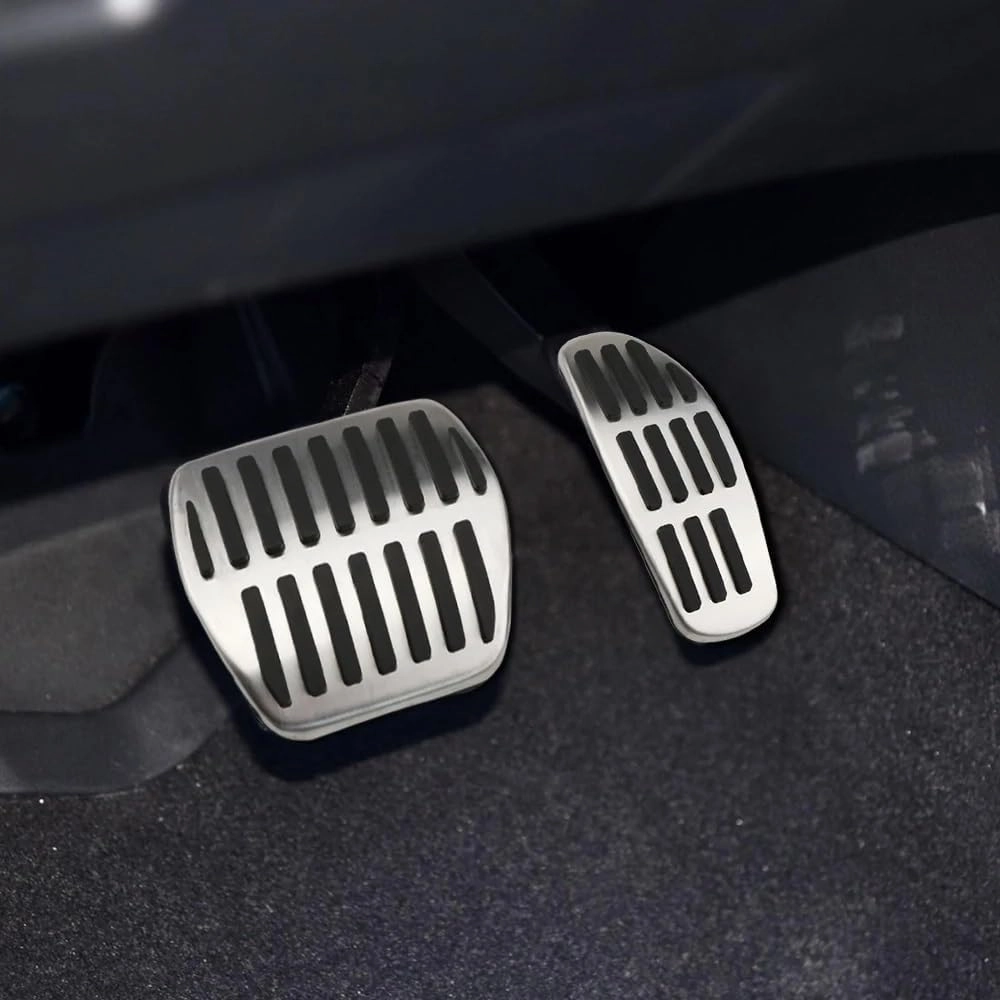Car Foot Rest for Rogue Sport J11 2017-2023 Kicks 2017-2023,Gas Brake Clutch Pedal Pads Covers,Transmission Foot Treadle,Footrests Lightweight,A/at 2Pcs