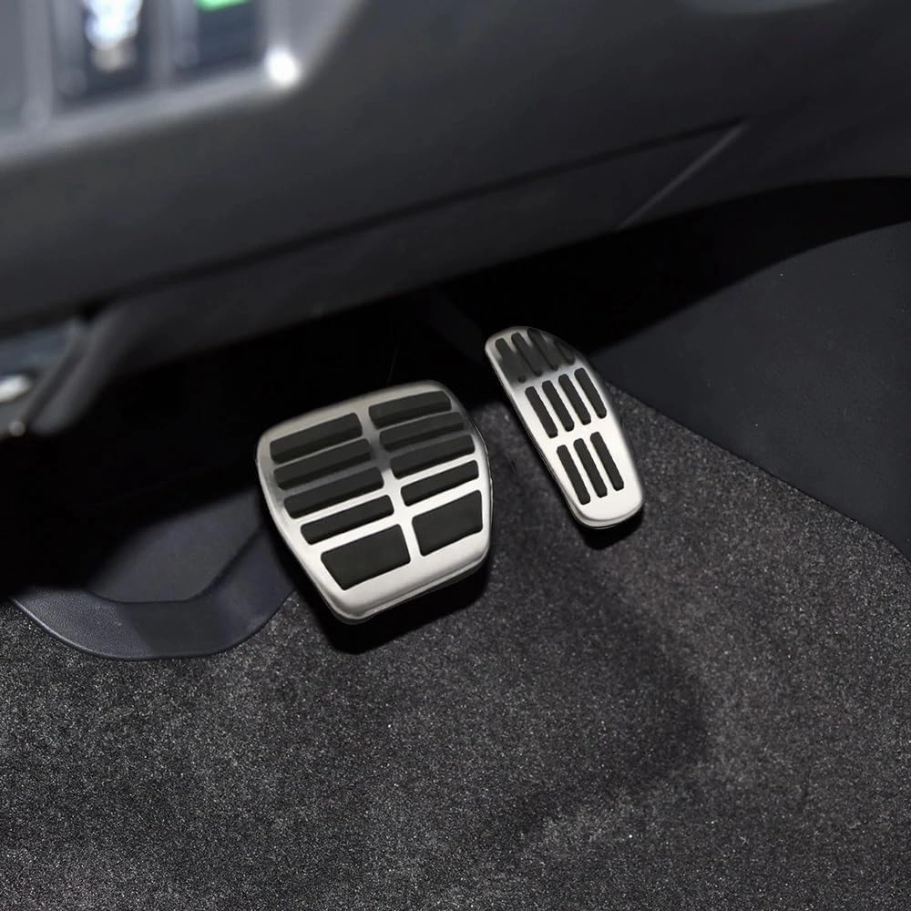 Car Foot Rest for Rogue Sport J11 2017-2023 Kicks 2017-2023,Gas Brake Clutch Pedal Pads Covers,Transmission Foot Treadle,Footrests Lightweight,A/at 2Pcs