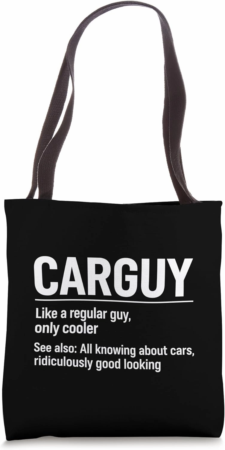 Car Guy Funny Mechanic Auto Repair Dad Husband Gift Tote Bag