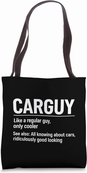 Car Guy Funny Mechanic Auto Repair Dad Husband Gift Tote Bag
