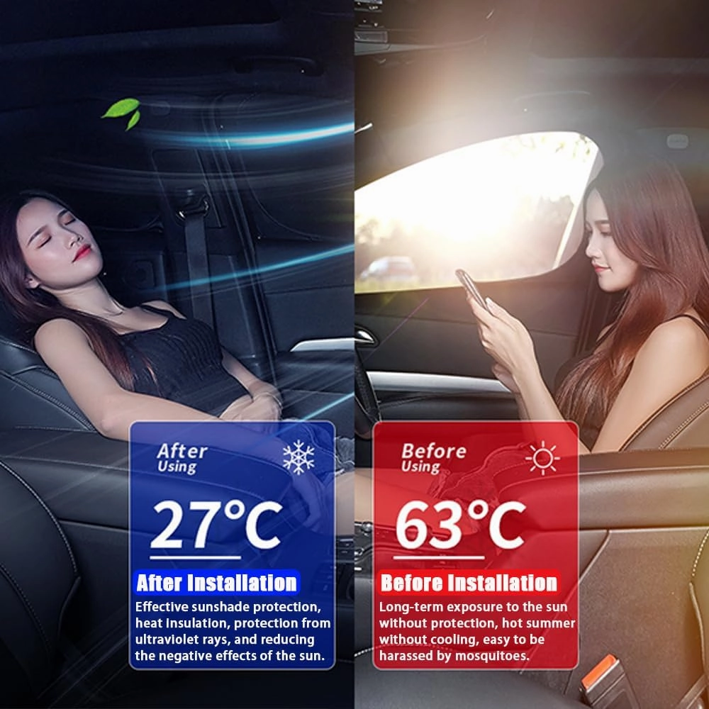 Car Window Sunshades for Suzuki Vitra 2016 2017 2018 2019 2020 2021 2022 2023 2024 2025 Sunshade Blackout Curtain Full Shading Sun Protection Cover Interior Accessories,5PCS