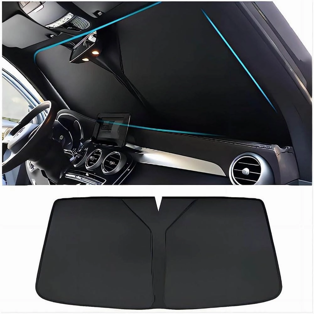 Car Windshield Sun Shades for Lada 2104 2105 2106 2107 2108 2109,Foldable Front Window Inside Windscreen Sunshade,Sun Visor Protector,Shield Heat Accessories