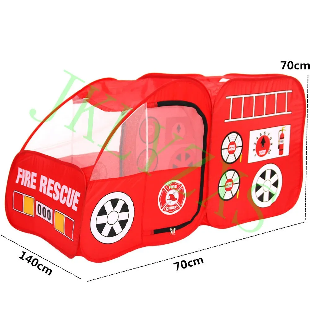 Children's indoor fire truck tent room game house foldable children outdoor car toy tents