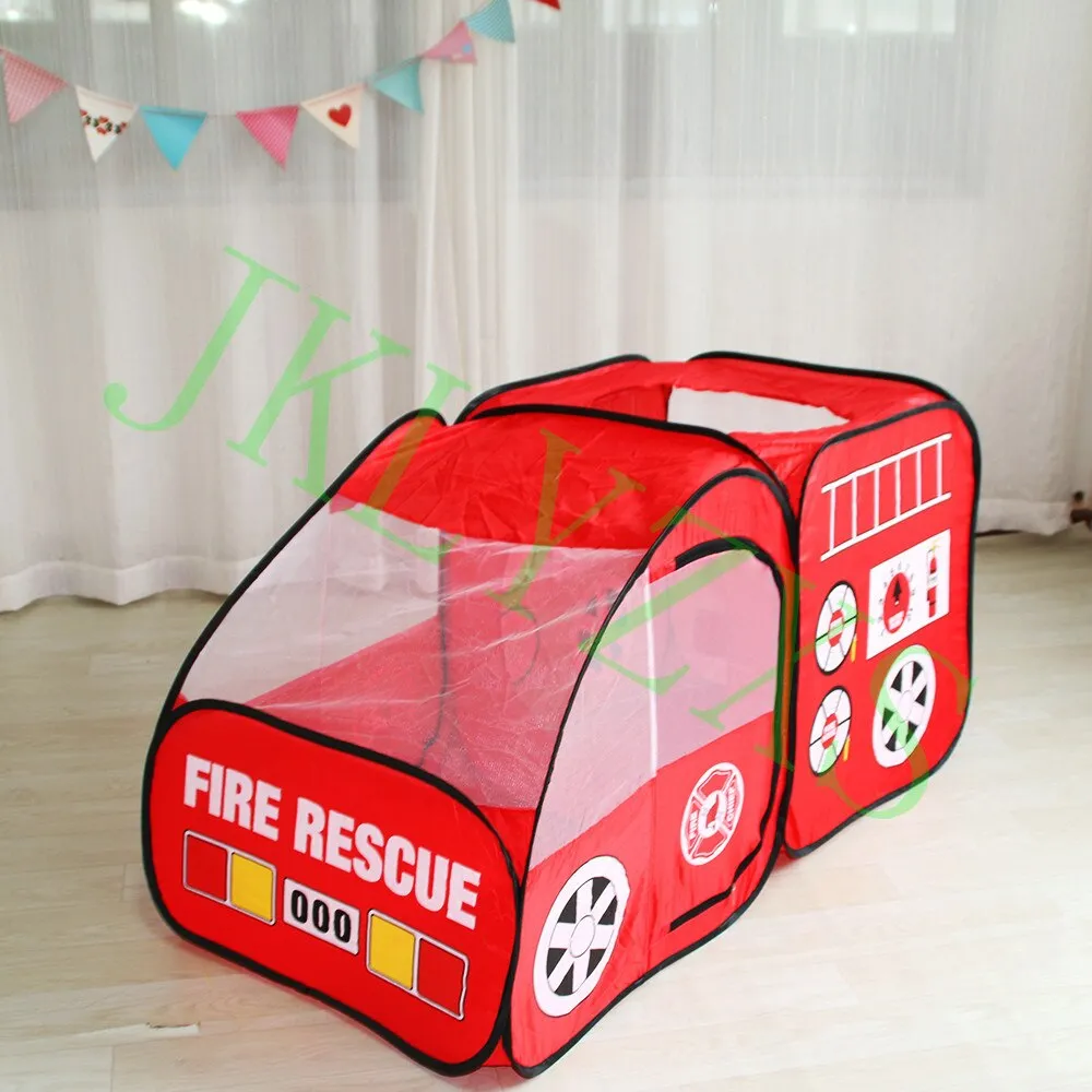 Children's indoor fire truck tent room game house foldable children outdoor car toy tents