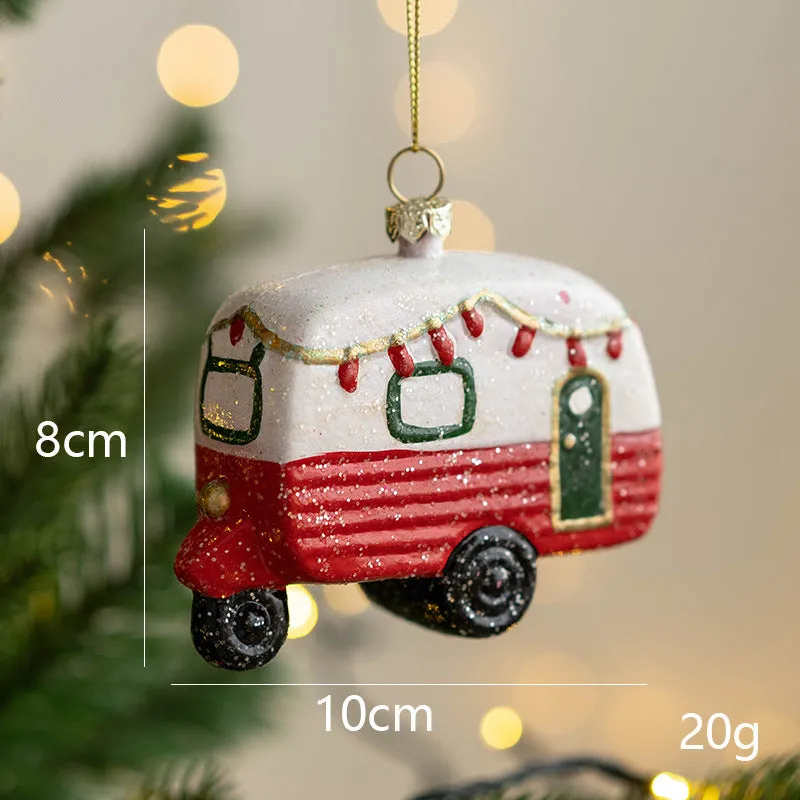 Christmas Painted Alien Ball Decoration