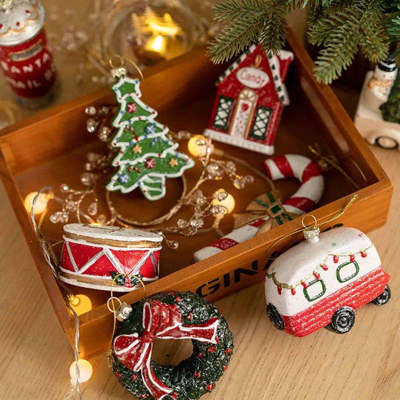 Christmas Painted Alien Ball Decoration