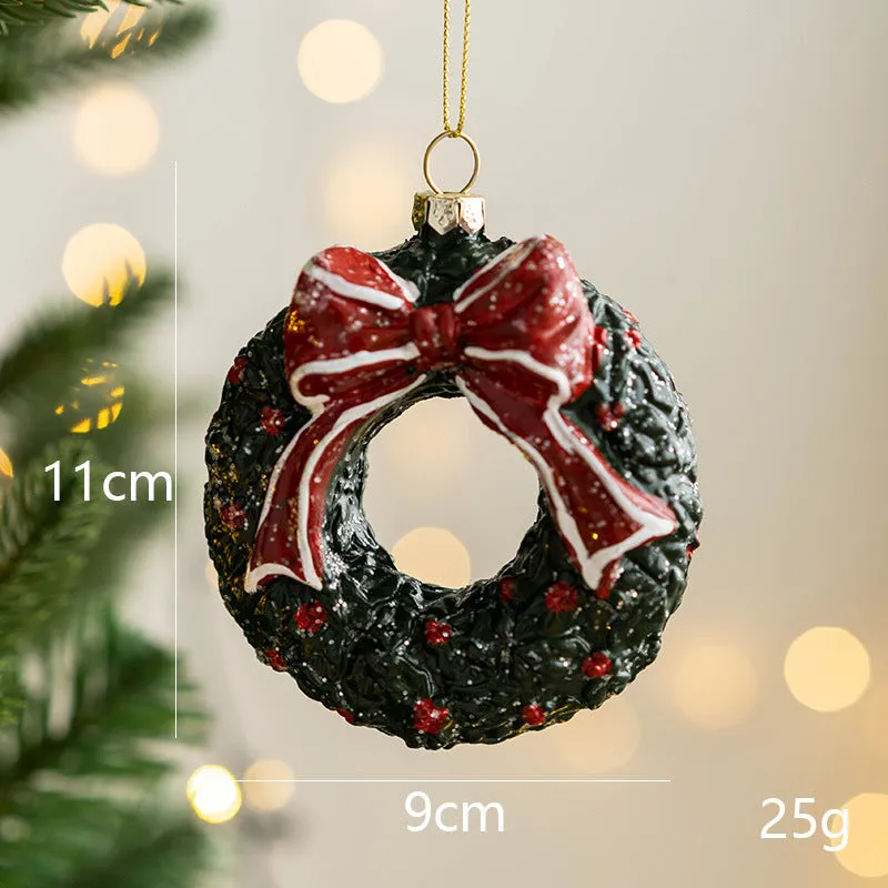 Christmas Painted Alien Ball Decoration