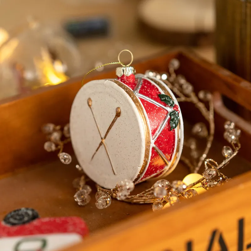 Christmas Painted Alien Ball Decoration